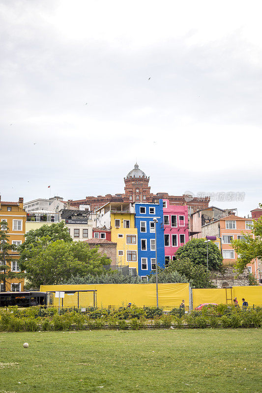 美丽的城市是土耳其İstanbul。伊斯坦布尔希腊东正教patriarcharchate到Fener Balat，伊斯坦布尔。